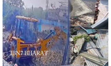 बिहार में पूर्व मुखिया की गुंडागर्दी, रिटायर्ड फौजी के मकान पर चलवाया जेसीबी