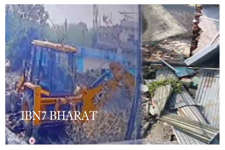 बिहार में पूर्व मुखिया की गुंडागर्दी, रिटायर्ड फौजी के मकान पर चलवाया जेसीबी