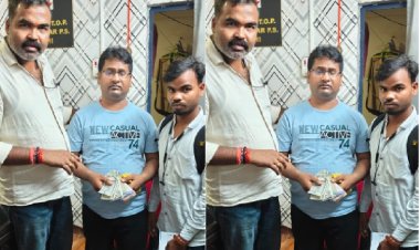 रांची के खादगढ़ा TOP में तैनात भीम सिंह की सूझबूझ से यात्री का गुम हुआ बैग और 80 हजार मिला