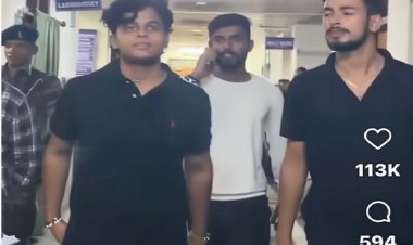 स्वास्थ्य मंत्री इरफान अंसारी का बेटा कर रहा अस्पतालों का निरिक्षण, सोशल मीडिया पर वायरल हुआ वीडियो