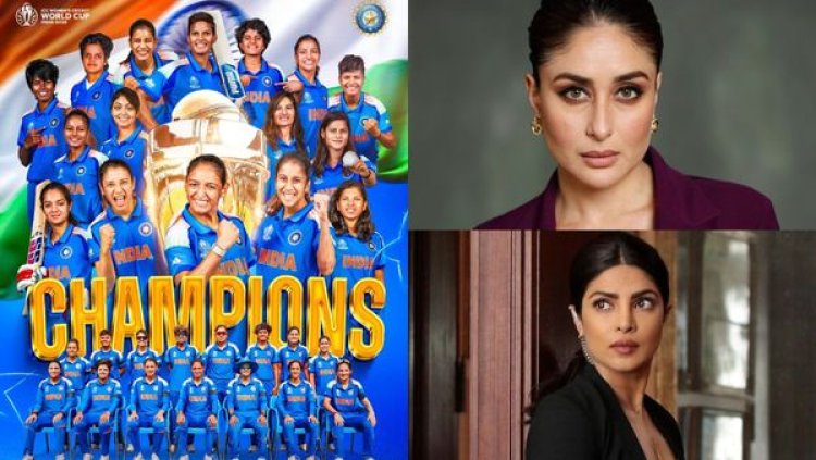 Bollywood Cheers as Women in Blue Create History: Kareena Kapoor Gets Emotional, Priyanka Chopra & Anushka Sharma Lead the Applause