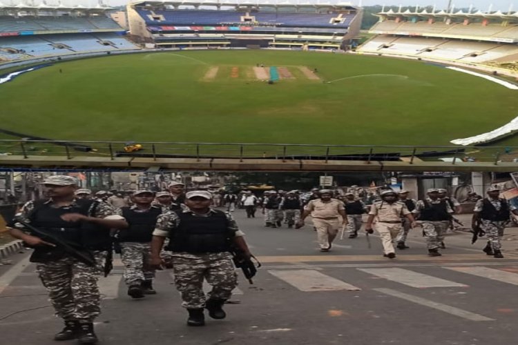 कल होनेवाले भारत–दक्षिण अफ्रीका मैच से पहले कड़ी सुरक्षा, स्टेडियम और होटल दोनों पर सख्त निगरानी