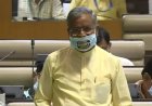 मास्क पहनकर विधानसभा पहुंचा विपक्ष, लिखा था - न्याय चाहिए, धोखा नहीं