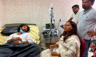 मंत्री शिल्पी ने इलाजरत छात्रों से की मुलाकात, कहा- संवाद और समाधान के लिए सरकार के दरवाजे खुले हैं